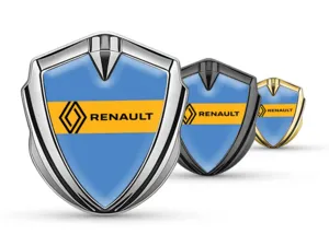 Renault Emblem Fender Badge Sports Style Glossy
